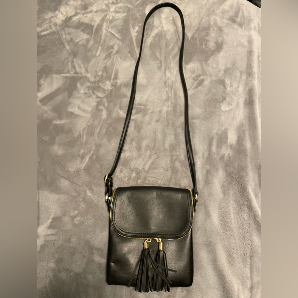 Black crossbody bag